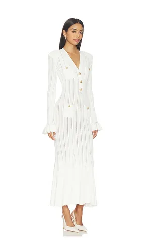 Pointelle Knit Midi Dress in . Size L. Also in S - self-portrait - Modalova