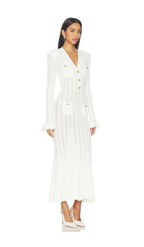 Pointelle Knit Midi Dress in . Size M. Also in S, XL - self-portrait - Modalova