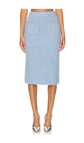 Soft Knit Midi Skirt in . - size M (also in S) - self-portrait - Modalova