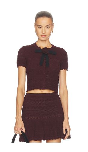 Pointelle Knit Top in . Taglia M. Also in S - self-portrait - Modalova