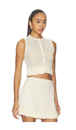 Crochet Flower Knit Top in . Size S. Also in L - self-portrait - Modalova