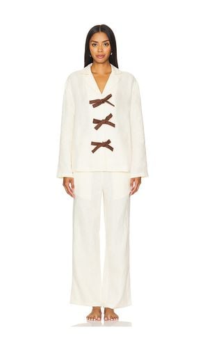 Crusoe Pajama Set in Cream. - size M (also in S, XS) - Sleeper - Modalova