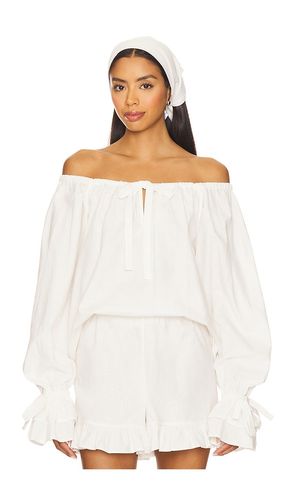 Cha-cha Lounge Blouse in Ivory. - size L (also in S, XL) - Sleeper - Modalova