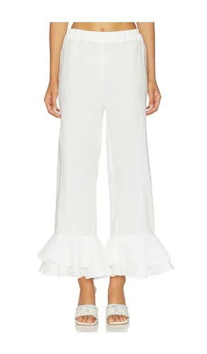 Cha-cha Linen Lounge Pants With Headscarf in . Size L. Also in M, S - Sleeper - Modalova