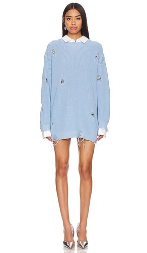 Chloe Sweater Dress in Baby Blue. - size L (also in M, S, XS) - SER.O.YA - Modalova