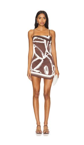 Leilani Satin Mini Dress in Brown. - size M (also in L) - SER.O.YA - Modalova