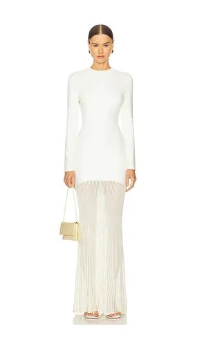 Serenade Knit Maxi Dress in Cream. - size M (also in XS) - SEROYA - Modalova