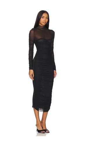 Trina Mesh Ruched Midi Dress in . Size S. Also in XS - SEROYA - Modalova