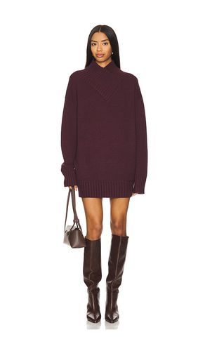 Dessa Chunky Knit Sweater Dress in Wine. - size L (also in M, S, XL) - SER.O.YA - Modalova