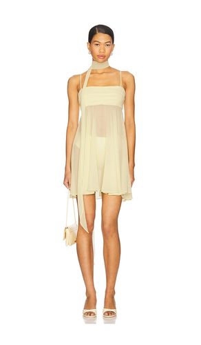 Sahar Mini Dress in Lemon. - size L (also in M, S, XS) - SER.O.YA - Modalova
