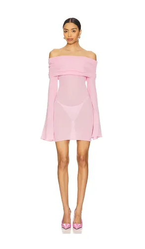 Galli Mini Dress in Pink. - size M (also in XL) - SEROYA - Modalova