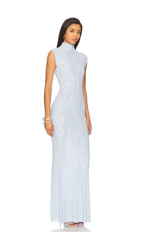 Laissa Mesh Maxi Dress in Baby Blue. - size L (also in M, S) - SEROYA - Modalova