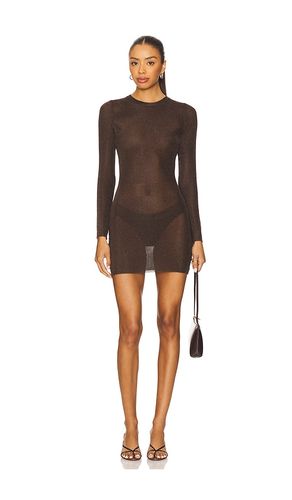 Hale Mini Dress in Chocolate. - size L (also in M, S, XS) - SER.O.YA - Modalova
