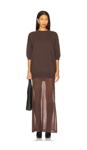 Arwen Maxi Dress in Chocolate. - size S (also in XL) - SEROYA - Modalova