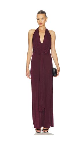 Kayla Maxi Dress in Burgundy. - size S (also in L) - SEROYA - Modalova