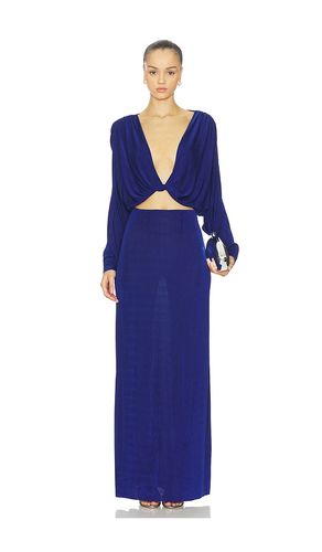 Morgan dress in color blue size M (also in L) - SEROYA - Modalova