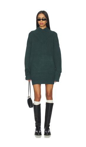 Dessa Chunky Sweater Dress in Dark Green. - size L (also in XS) - SEROYA - Modalova