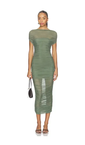 Noel Off Shoulder Mesh Midi Dress in . Size L. Also in S, XS - SEROYA - Modalova