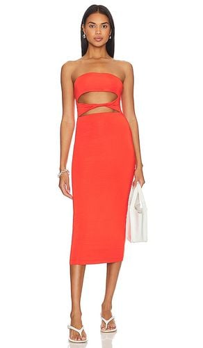 Bristol Midi Dress in Orange. - size L (also in XL) - SER.O.YA - Modalova