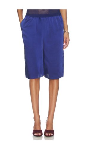 Brice Satin Bermuda Short in Navy. - size S (also in XL, XS, XXS) - SEROYA - Modalova
