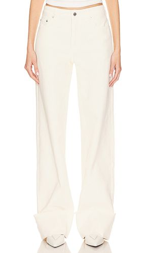 Margot Cuffed Wide Leg in White. - size 25 (also in 26, 28, 29, 30) - SER.O.YA - Modalova