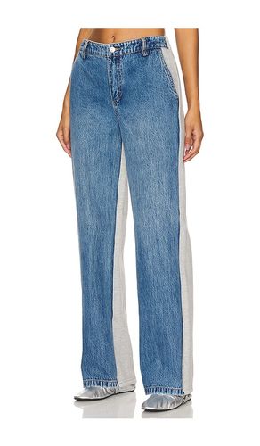 Payton Terry Denim Pant in Denim-Medium. - size L (also in M) - SER.O.YA - Modalova