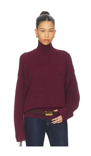 Elsa Turtleneck Sweater in Burgundy. - size S (also in XS) - SEROYA - Modalova