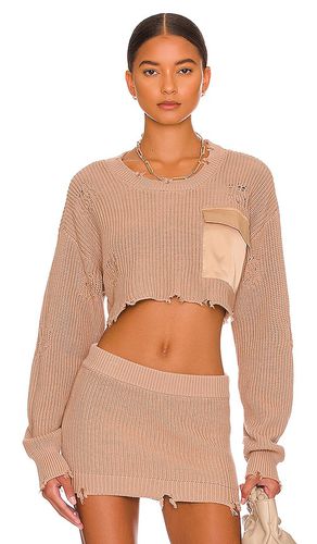 Cropped Devin Sweater in Nude. - size XXS (also in L, M, S, XS) - SER.O.YA - Modalova