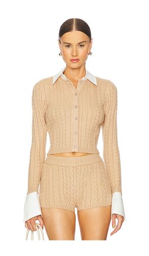 Eloise Cable Knit Cardigan in . - size L (also in XL) - SEROYA - Modalova
