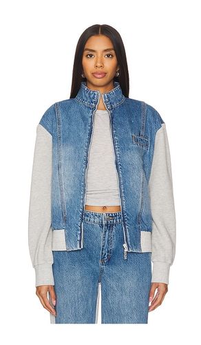 Page Terry Denim Jacket in Denim-Medium. - size L (also in XS) - SER.O.YA - Modalova