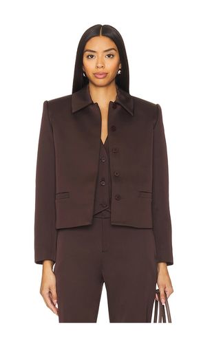 Bex Satin Jacket in Brown. - size L (also in M, S, XS) - SER.O.YA - Modalova