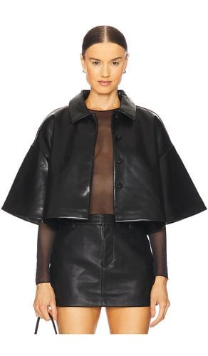 Adi Faux Leather Cropped Jacket in . - size L (also in M, S, XS) - SER.O.YA - Modalova