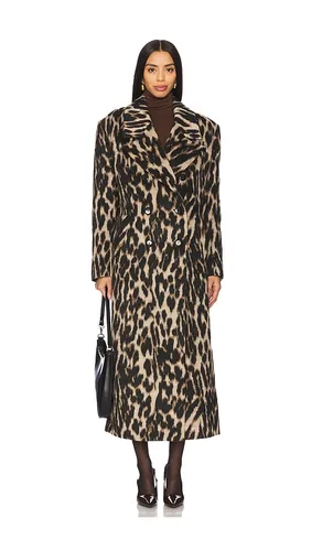 Chiara Wool Coat in Brown. - size S (also in XXS, XS) - SEROYA - Modalova