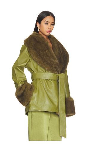 Daly Leather Coat in . Taglia L. Also in M, S, XS, XXS - SEROYA - Modalova