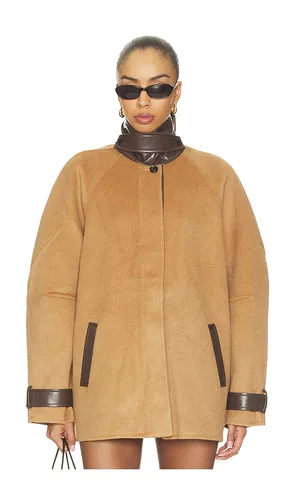 Yanna Coat in Tan. - size XXS (also in XS, S, M) - SEROYA - Modalova