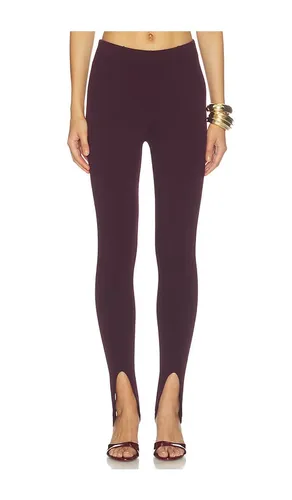 Kelsey Stirrup Legging in Burgundy. - size S (also in XXS, XS, M, L) - SEROYA - Modalova