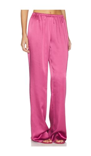 Lillian Satin Pant in Blush. - size L (also in M, S, XS, XXS) - SEROYA - Modalova