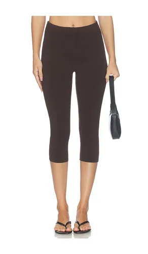 Petra Knit Capri Pant in Brown. - size L (also in M, XL, XS) - SEROYA - Modalova