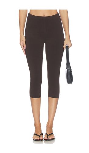 Petra Knit Capri Pant in Brown. - size M (also in S, XL) - SEROYA - Modalova