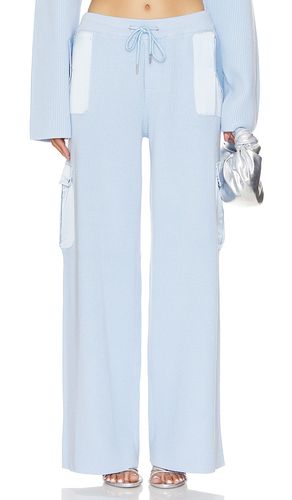 Daph Knit Cargo Pant in Baby Blue. - size L (also in M, S) - SER.O.YA - Modalova