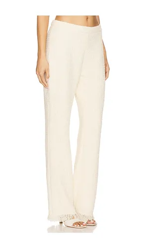 Shar Boucle Pant in Cream. - size L (also in M, S, XL, XS) - SEROYA - Modalova
