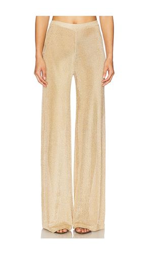 Sheldon Metallic Knit Pants in . Size M. Also in S, XS - SEROYA - Modalova