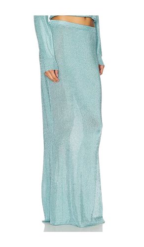 Harmony Metallic Knit Skirt in . Taglia M. Also in S - SEROYA - Modalova