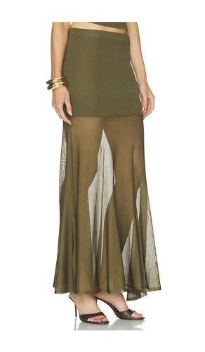Whitney Skirt in Olive. - size L (also in M, S, XL) - SEROYA - Modalova