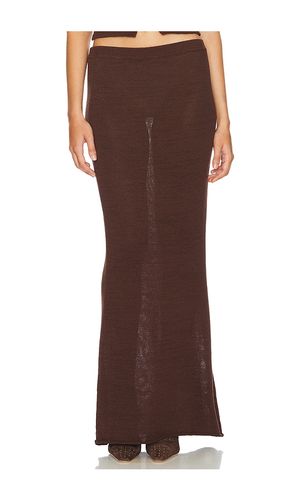 Kora Knit Maxi Skirt in Brown. - size L (also in M, S, XL, XS) - SER.O.YA - Modalova