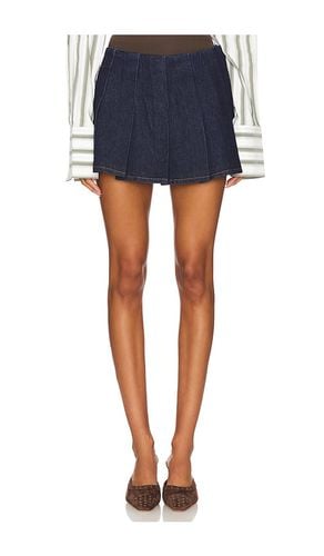 Gimlet Mid Rise Mini Skirt in Blue. - size M (also in S, XS) - SER.O.YA - Modalova