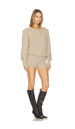 Sable Knit Romper in Tan. - size XL (also in XS) - SEROYA - Modalova