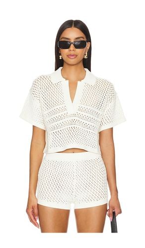 Nani Crochet Polo in Cream. - size L (also in S, XL) - SER.O.YA - Modalova