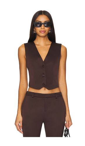 Edwina Havey Satin Vest in Brown. - size L (also in XS) - SER.O.YA - Modalova