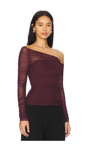 Shauna Asymetric Mesh Top in . Taglia S. Also in XS, XXS - SEROYA - Modalova